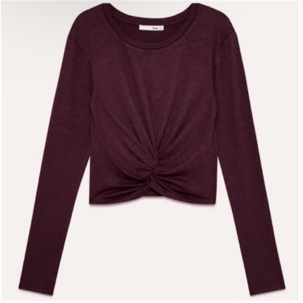Aritzia Wilfred Free Ortiz Cropped Long Sleeve